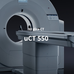 CT for Routine Exams 80 slice CT uCT 550