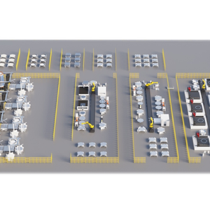 Integrated solution for intelligent manufacturing of alkaline electrolytic cells