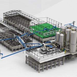 CDPL-4 type three-dimensional warehouse group storage and batching Powder automatic batching