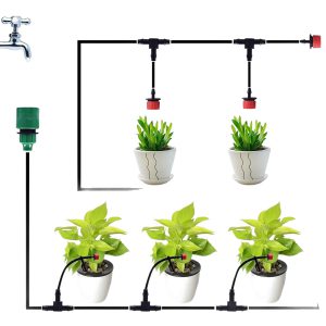Hot selling 25m 30 heads micro drip irrigation automatic watering system drip irrigation sprinkler equipment spray automatic timer watering device