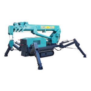 Self-propelled crawler-type spider crane for narrow space work, small model, 3-ton and 5-ton Spider crane