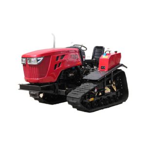 High-horsepower crawler rotary tiller, ride-on agricultural water and land dual-purpose plow, multi-functional rotary tillage equipment