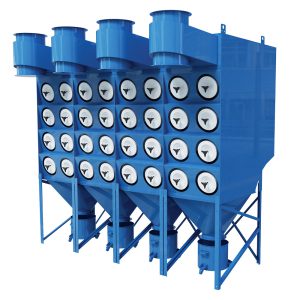 Pulse cartridge dust collector, laser cutting welding fume grinding bed, bag central dust collector, industrial protection Explosive dust collector