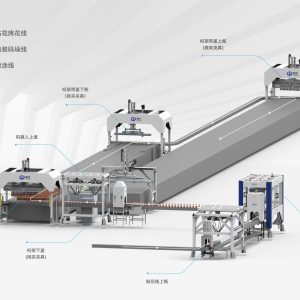 Intelligent system solution for daily glass production line