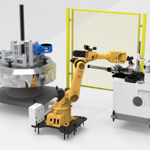 Automatic material flipping robot