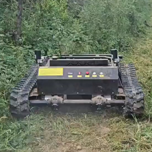 Smart lawn mower remote control unmanned mowing robot small electric self-propelled crawler lawn mower