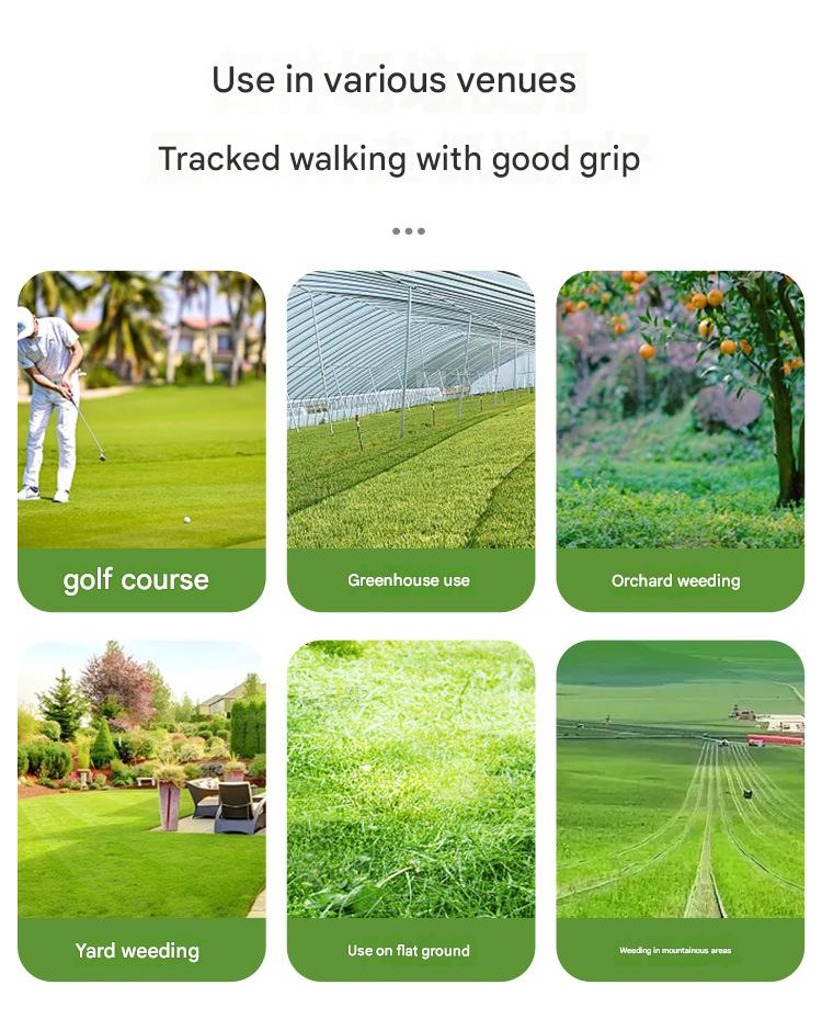 Remote Control Lawn Mower for Slopes Remote Control Lawn Mower for Orchards Four-Stroke Intelligent Crawler Weeder - Image 10
