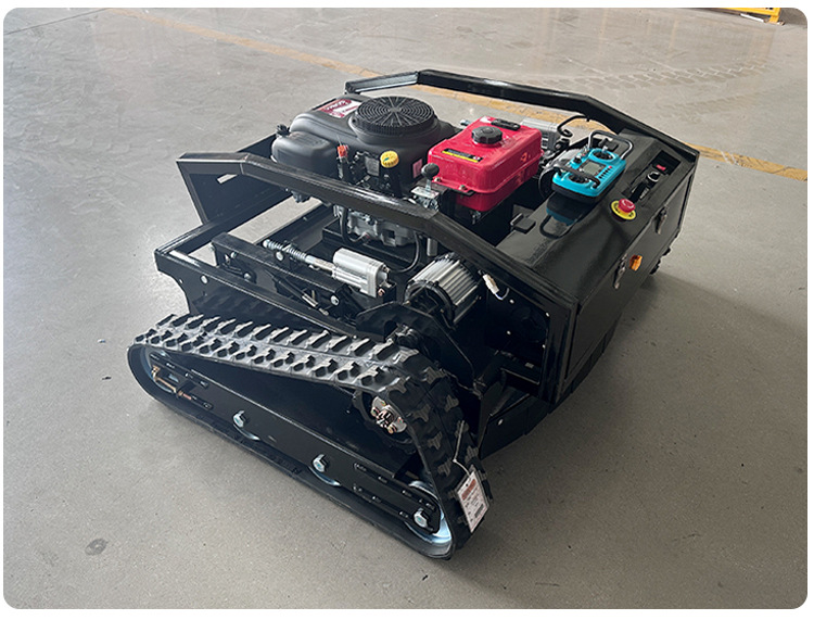 Remote Control Lawn Mower for Slopes Remote Control Lawn Mower for Orchards Four-Stroke Intelligent Crawler Weeder