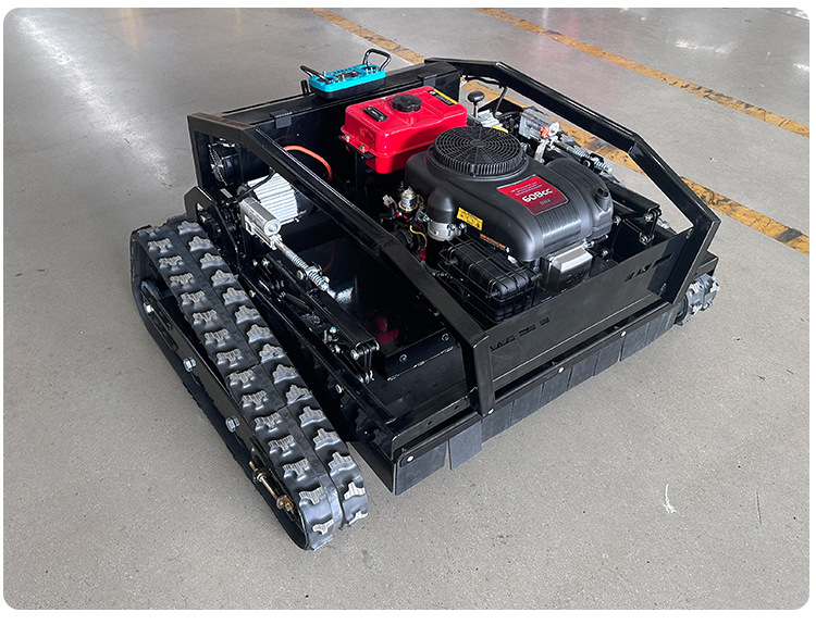 Remote Control Lawn Mower for Slopes Remote Control Lawn Mower for Orchards Four-Stroke Intelligent Crawler Weeder - Image 4